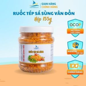 Ruốc tép sá sùng Vân Đồn hộp 155g đặc sản Quảng Ninh