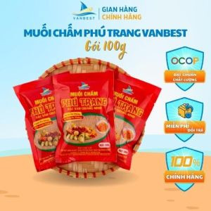 Combo 5 gói muối chấm Phú Trang gói 100g đặc sản Quảng Ninh gia vị cho mọi nhà